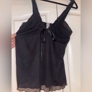 Tristan black dressy sexy tank top.